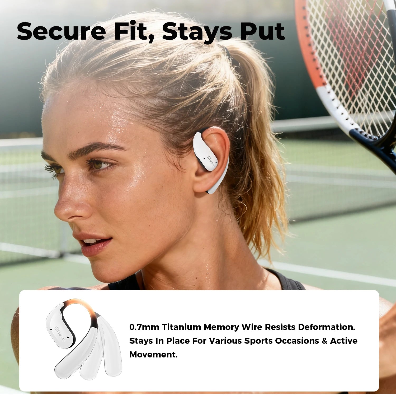 Écouteurs Open-Ear GTbeans OWS BT 6.0 56H IP55 – CLEVI Paris