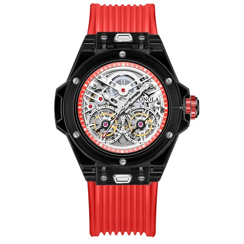 Montre Mécanique Squelette Tourbillon ONOLA Homme – CLEVI Paris