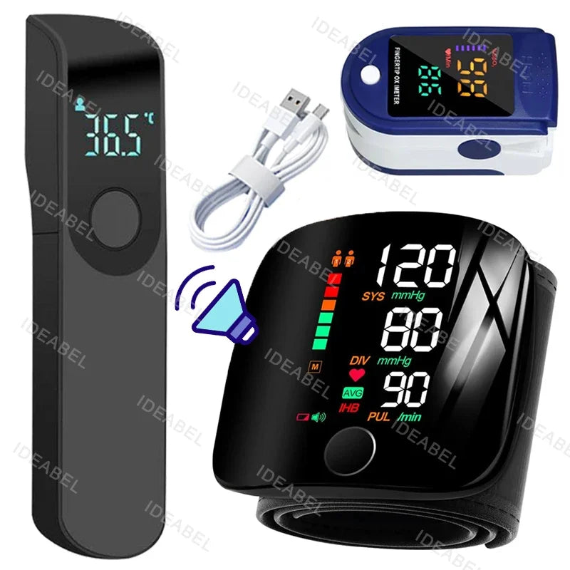 Tensiomètre Poignet LCD Vocal Rechargeable – CLEVI Paris