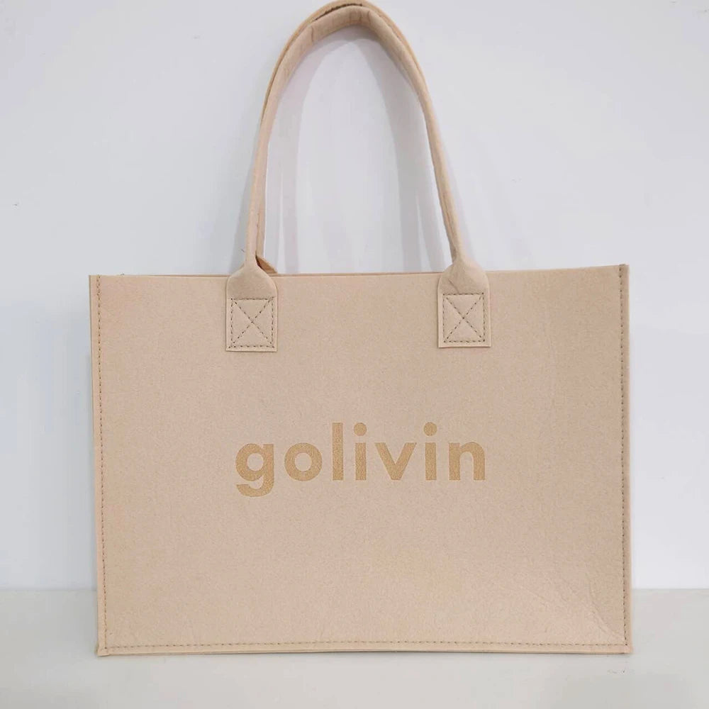 Sacs Tote en Feutre Personnalisés 100 pcs – CLEVI Paris