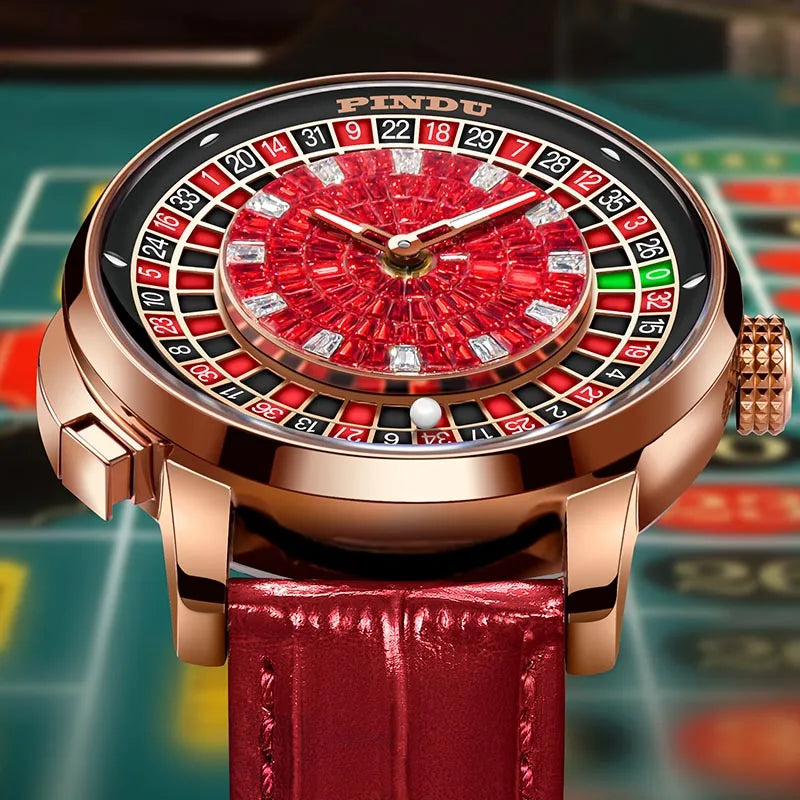 Montre Automatique PINDU NH35 Cadran Roulette Saphir – CLEVI Paris