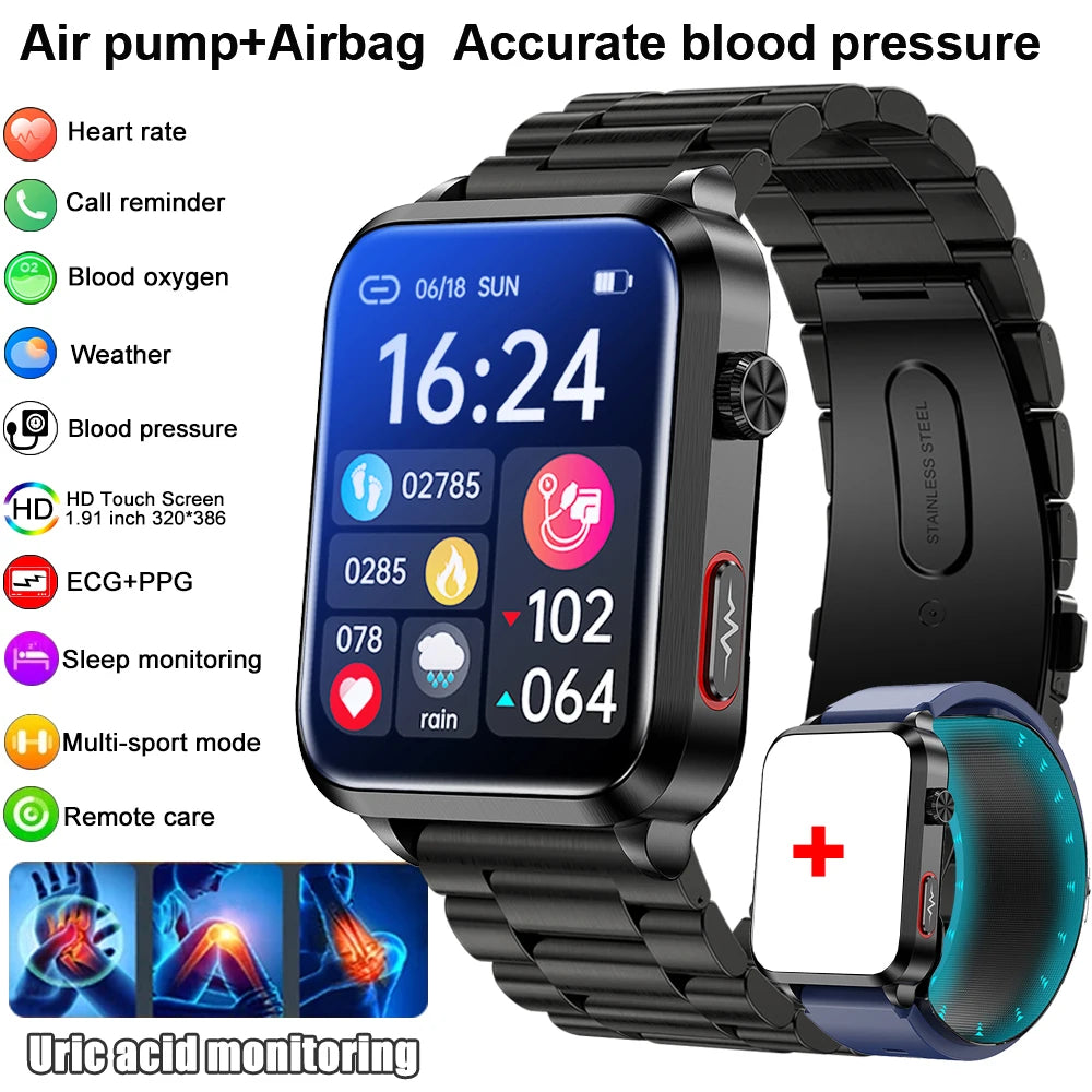 Montre RNABAU TFT 1,91″ avec notifications – CLEVI Paris