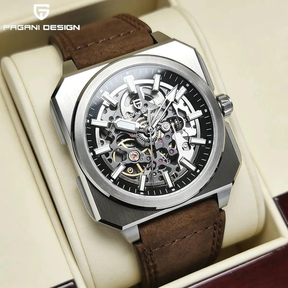 Montre Homme Automatique Squelette Sport Pagani Design PD-1791 – CLEVI Paris