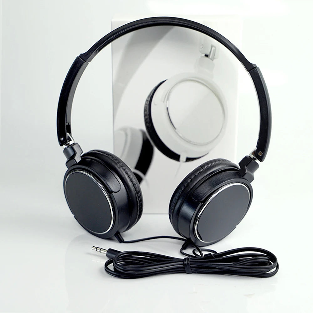 Casque Filaire Jack 3,5mm Pliable Bass Stéréo – CLEVI Paris