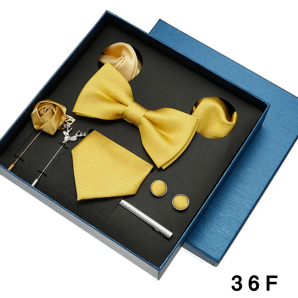 Coffret homme 8 pièces, cravate et accessoires – CLEVI Paris