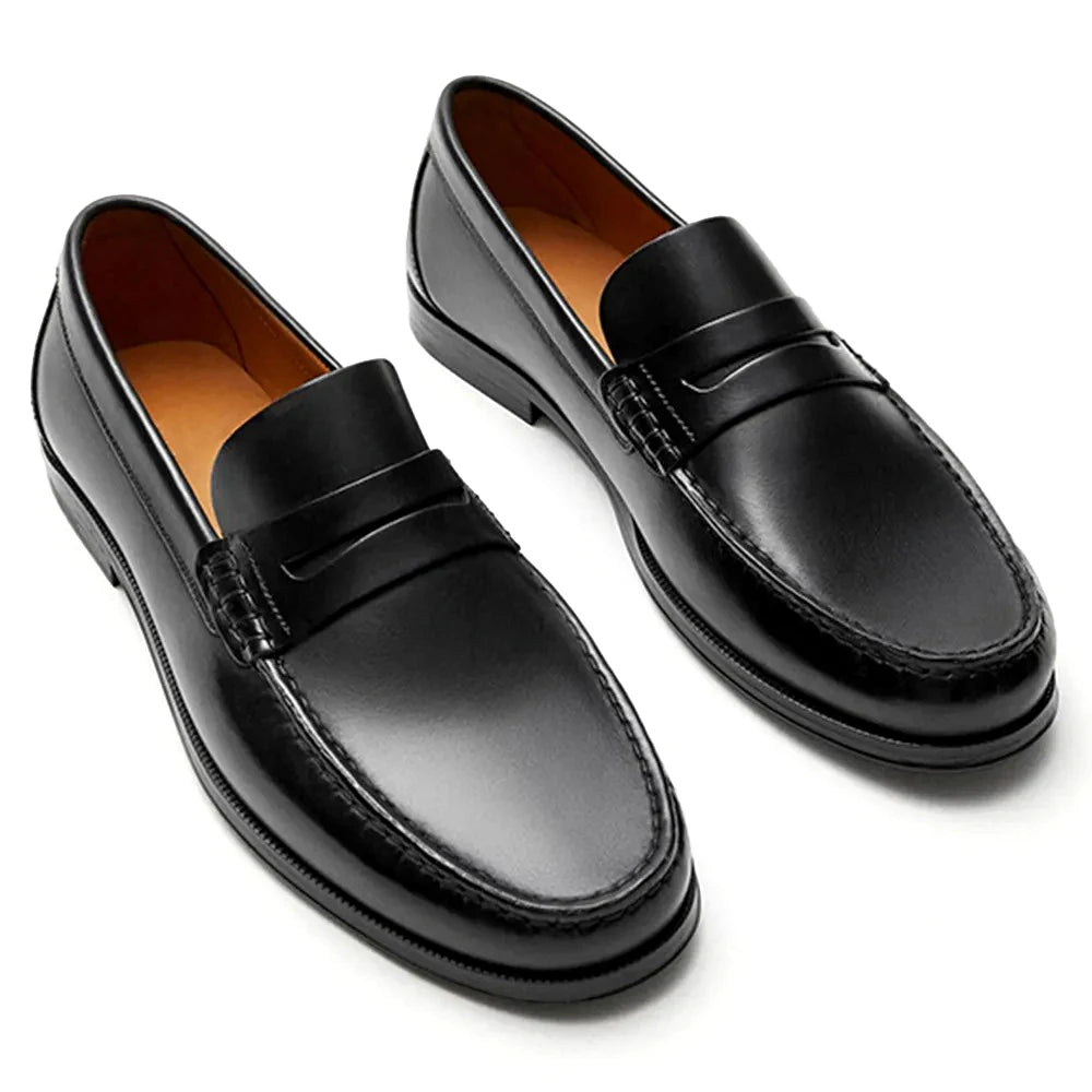 Loafers Homme Cuir de Veau Slip-On Respirant Imperméable Mocassins 2 Coloris – CLEVI Paris