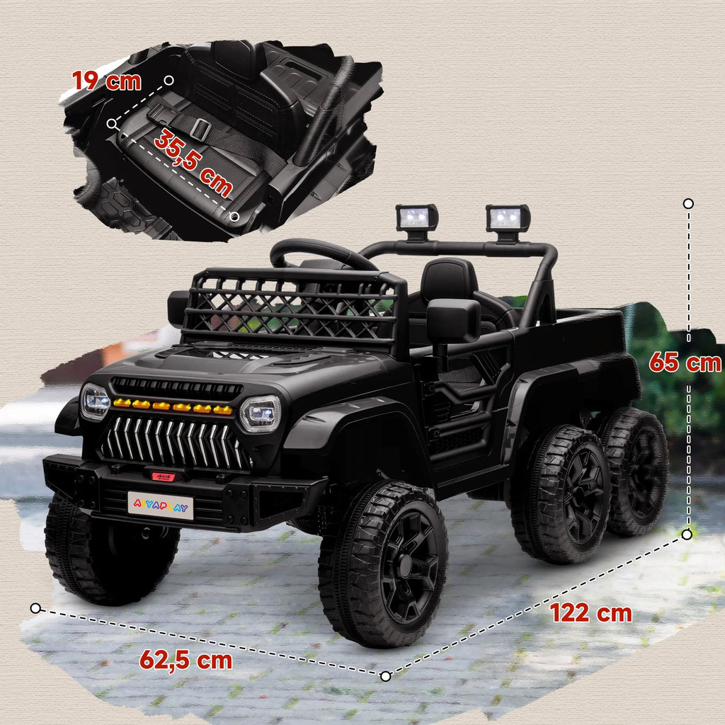 Buggy enfant AIYAPLAY 12 V avec remorque – CLEVI Paris