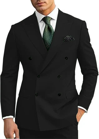 Costume homme 2 pièces double boutonnage – CLEVI Paris