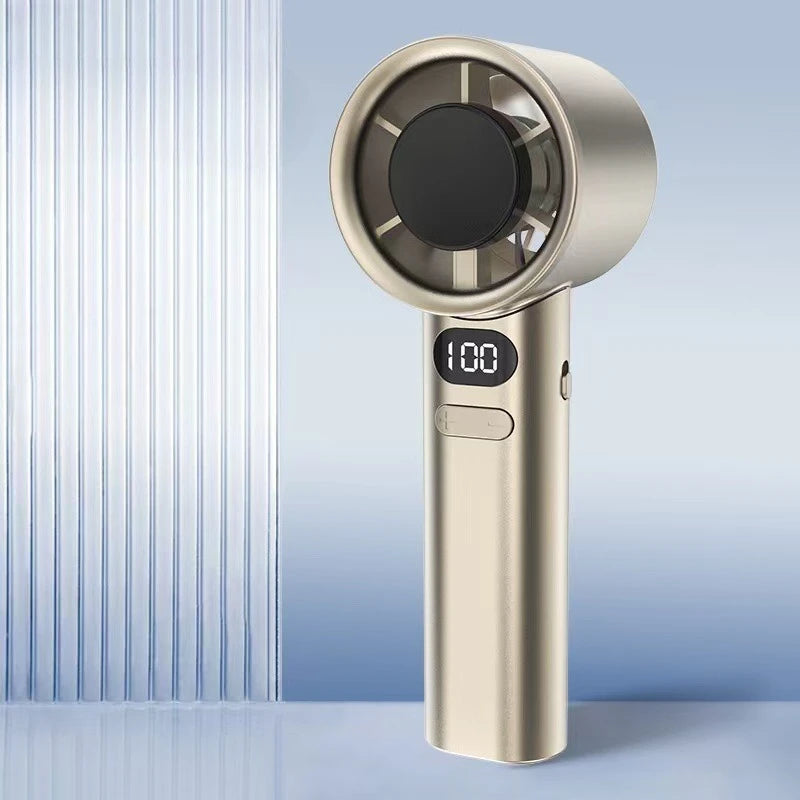 Mini Ventilateur Portable Pliable – Batterie 1800mAh Rechargeable USB Puissant Voyage Été Intérieur Extérieur – CLEVI Paris