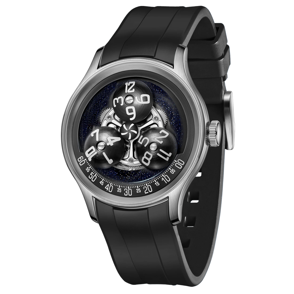 Montre Homme Automatique Trisome Étoile Planète Super Lumineux Oblvlo – CLEVI Paris