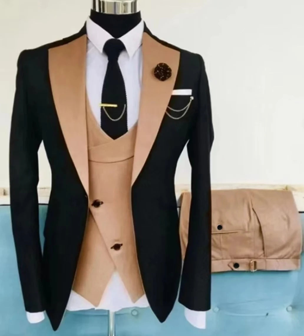 Costume homme mariage 3 pièces, veste et gilet – CLEVI Paris