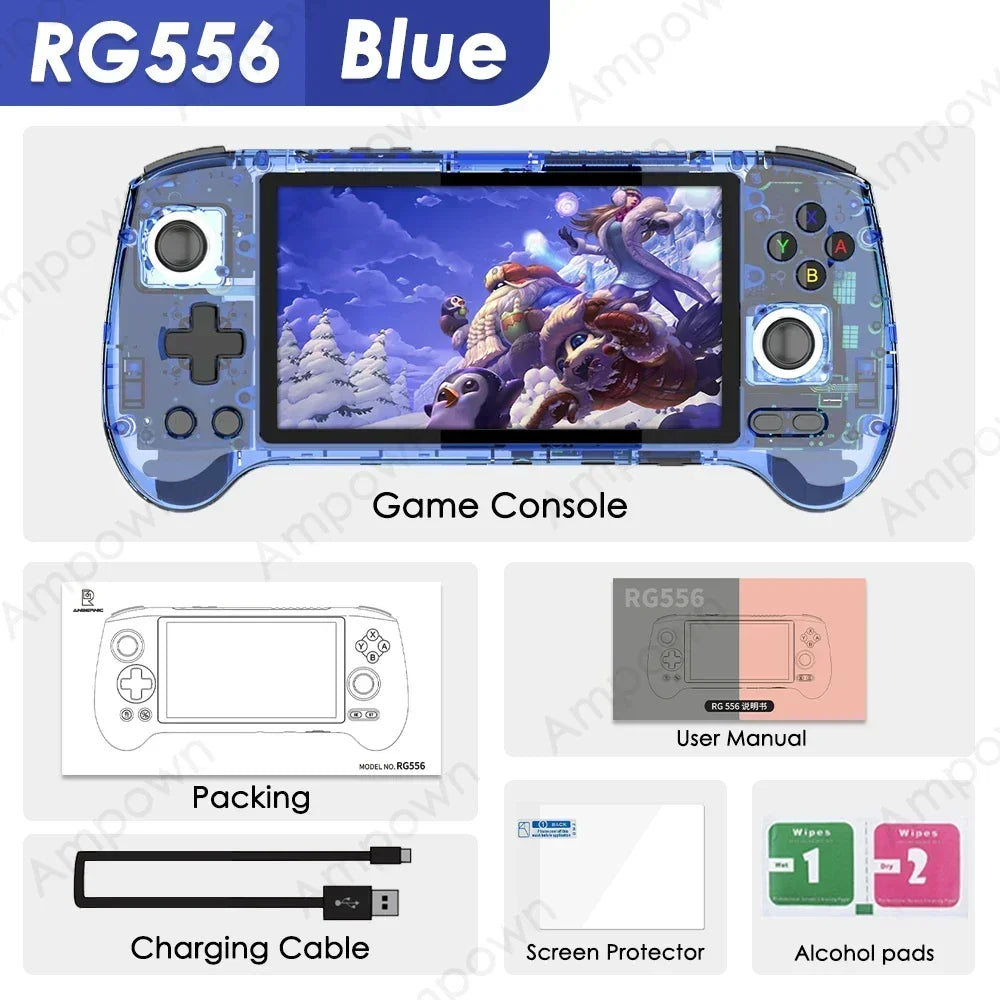 Console Anbernic RG556 AMOLED pack 128 Go – CLEVI Paris