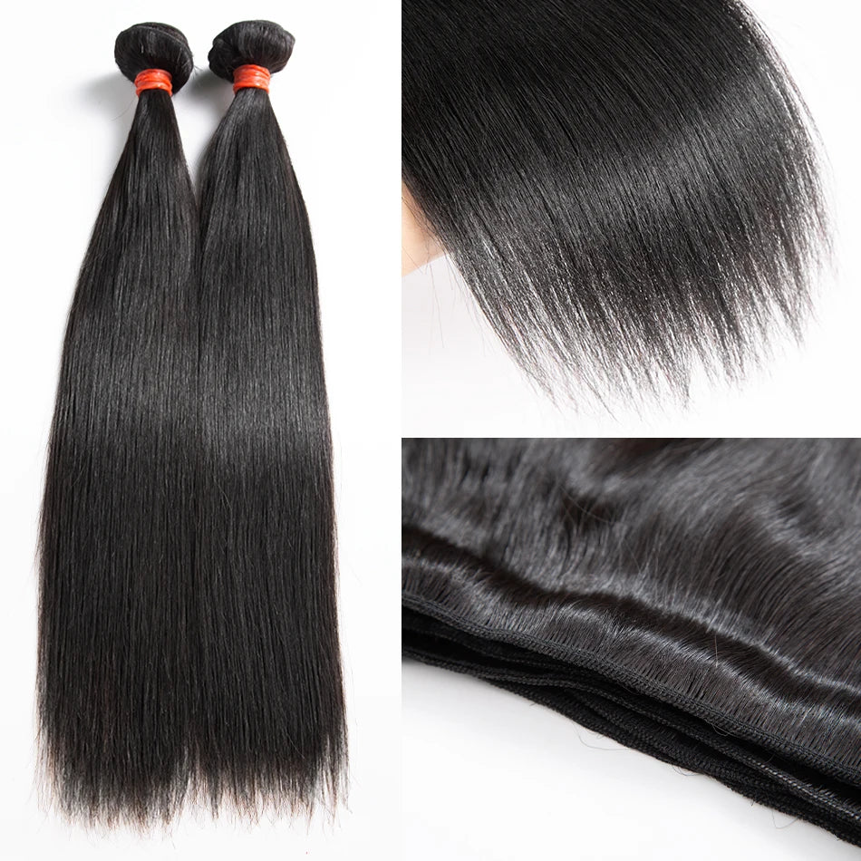 Extensions Cheveux Humains Bone Straight Brésiliennes Remy Hair – CLEVI Paris