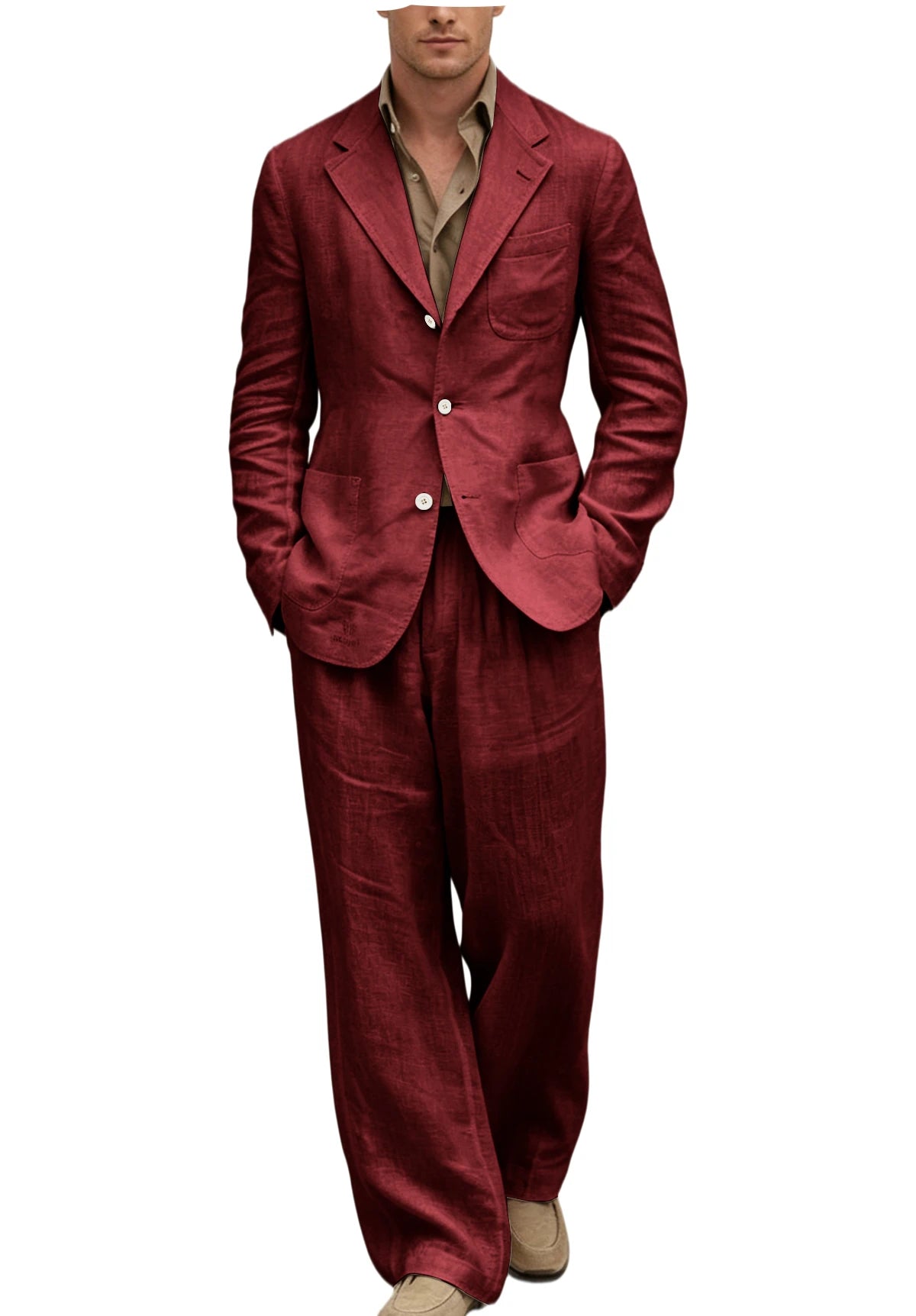 Costume Homme 2 Pièces en Lin – CLEVI Paris