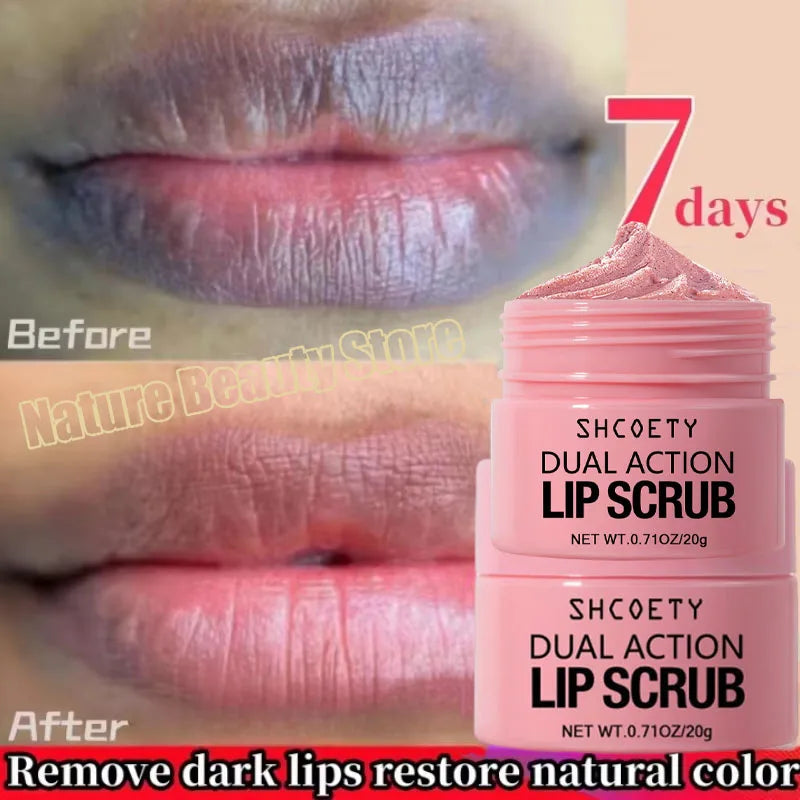 Crème Exfoliante Lèvres Éclaircissante PWYUMAN – Vitamine C, Arbutine & Rose – CLEVI Paris