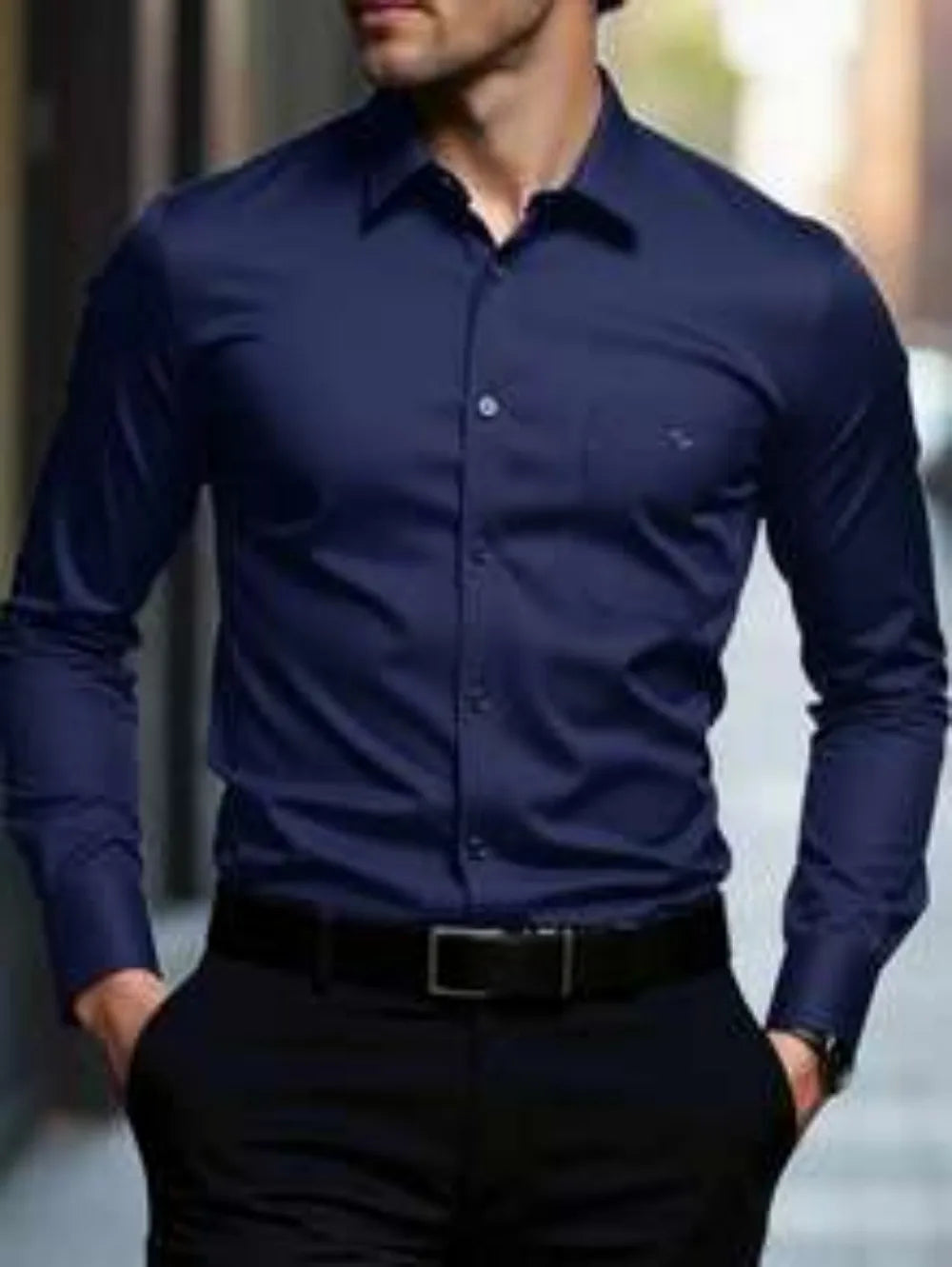 Chemise homme unie élégante – CLEVI Paris