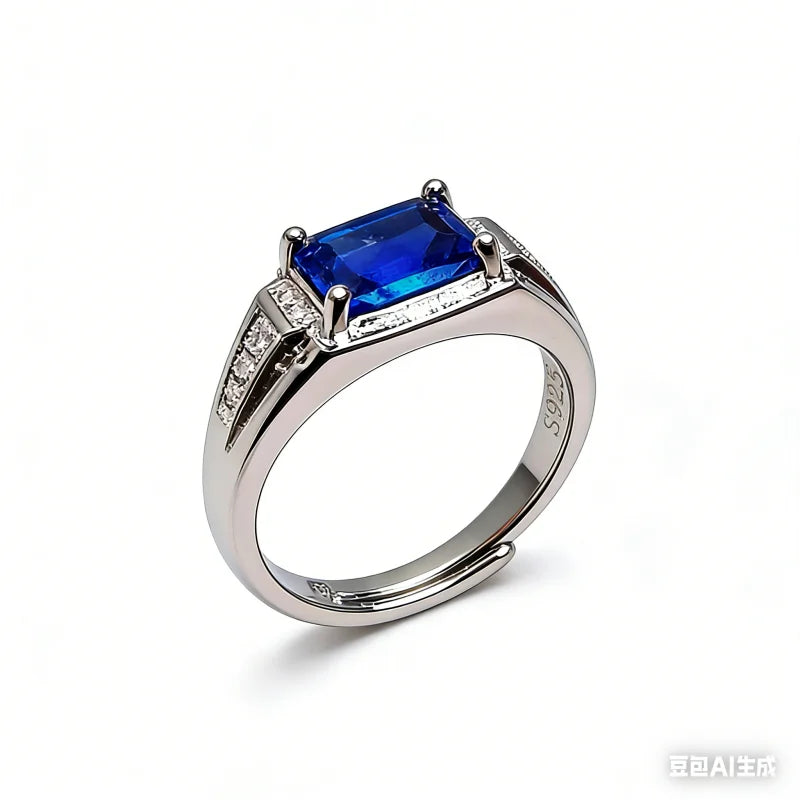 Bague Femme Argent 925 Cristal Cocktail – CLEVI Paris