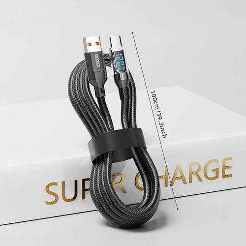 Câble Charge Rapide 120W Affichage LCD USB-C Lightning – CLEVI Paris