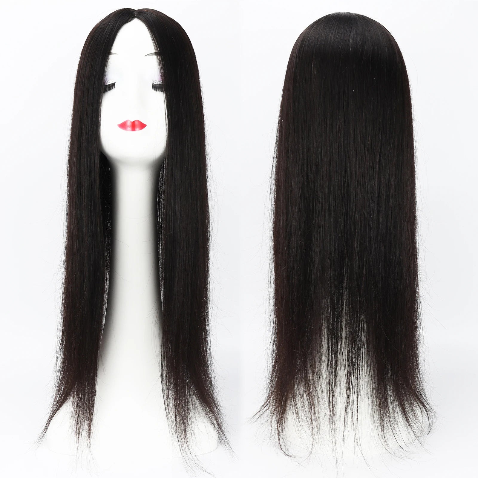 Topper Capillaire Femme Cheveux Humains Remy Base Soie 12x13cm 150% – CLEVI Paris