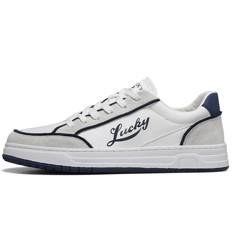 Sneakers Running Homme Cuir Véritable Léger Lacets Sport Outdoor EU 39-44 – CLEVI Paris