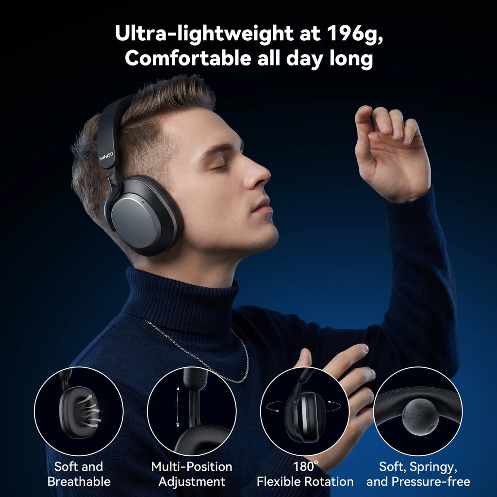 Casque Bluetooth MINISO MG210 ANC 30H – CLEVI Paris