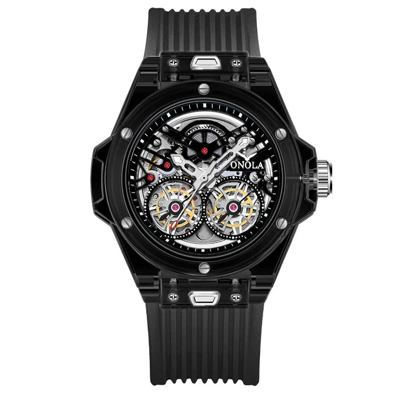 Montre Mécanique Squelette Tourbillon ONOLA Homme – CLEVI Paris