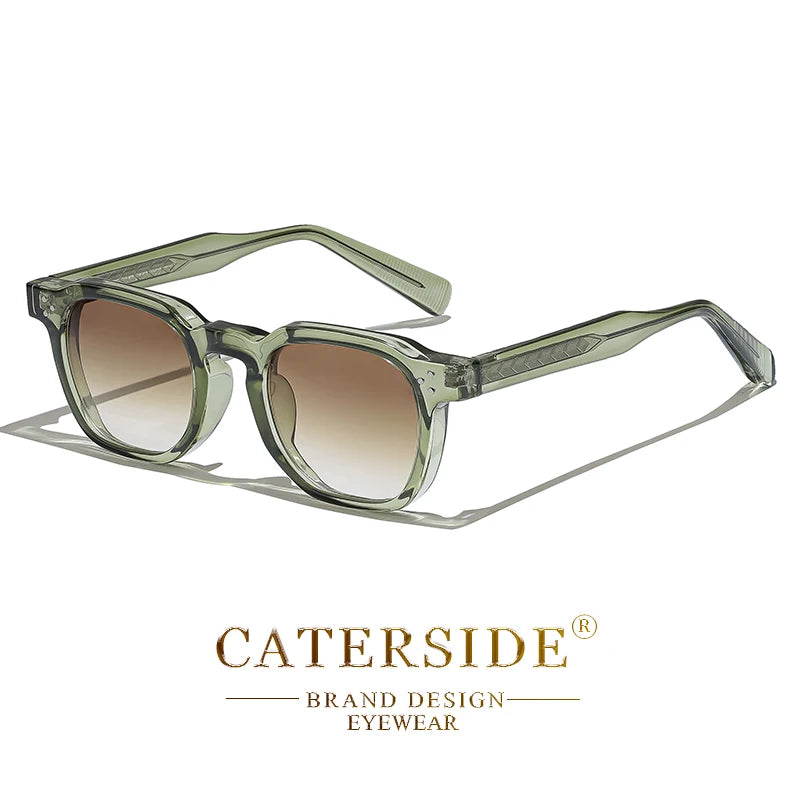 Lunettes de Soleil Caterside Style Punk Petit Cadre Carré UV400 Unisexe – CLEVI Paris