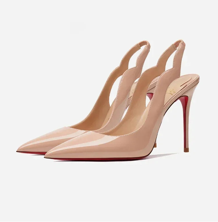 Escarpins vernis à talon fin pour femme – CLEVI Paris