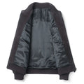Veste homme en cuir suédé marron café – CLEVI Paris