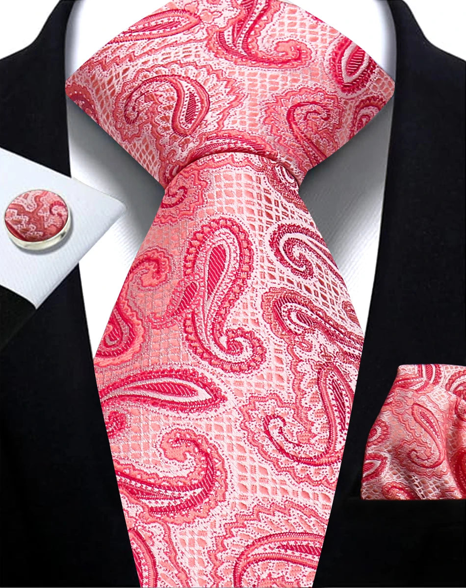 Cravate Paisley Homme et Pochette – CLEVI Paris