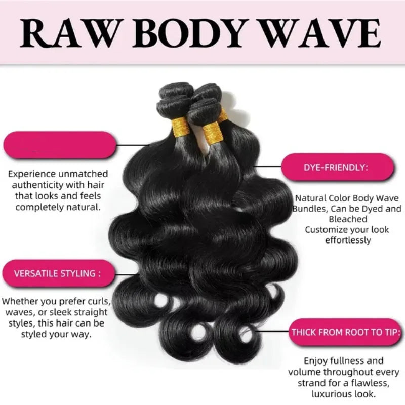 Extensions Body Wave Cheveux Naturels Brésiliens – CLEVI Paris