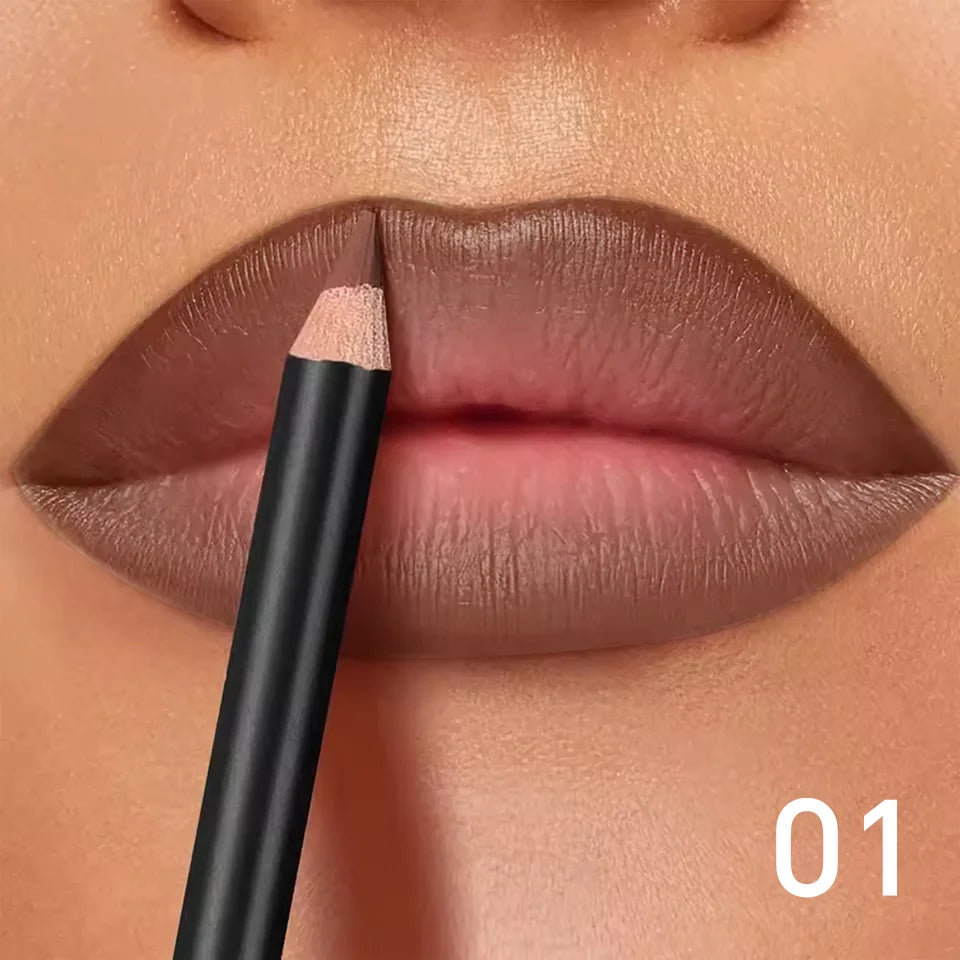 Crayon Contour Lèvres Waterproof CHOOSE RASME – Longue Tenue Matte 12 Teintes – CLEVI Paris