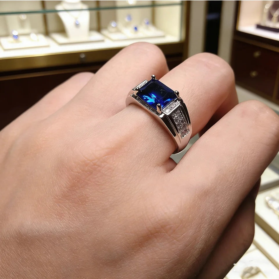 Bague Femme Argent 925 Cristal Cocktail – CLEVI Paris