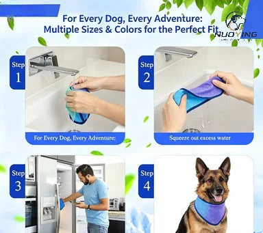 Bandana rafraîchissant pour chien et chat – CLEVI Paris