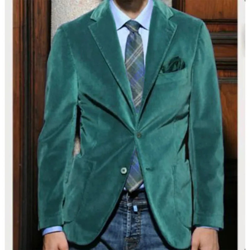 Costume Homme Velours 2 Pièces – CLEVI Paris