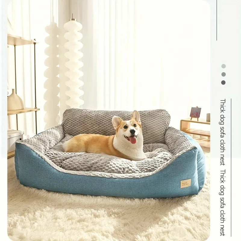 Canapé-lit pour chien cyan clair M à XXL – CLEVI Paris