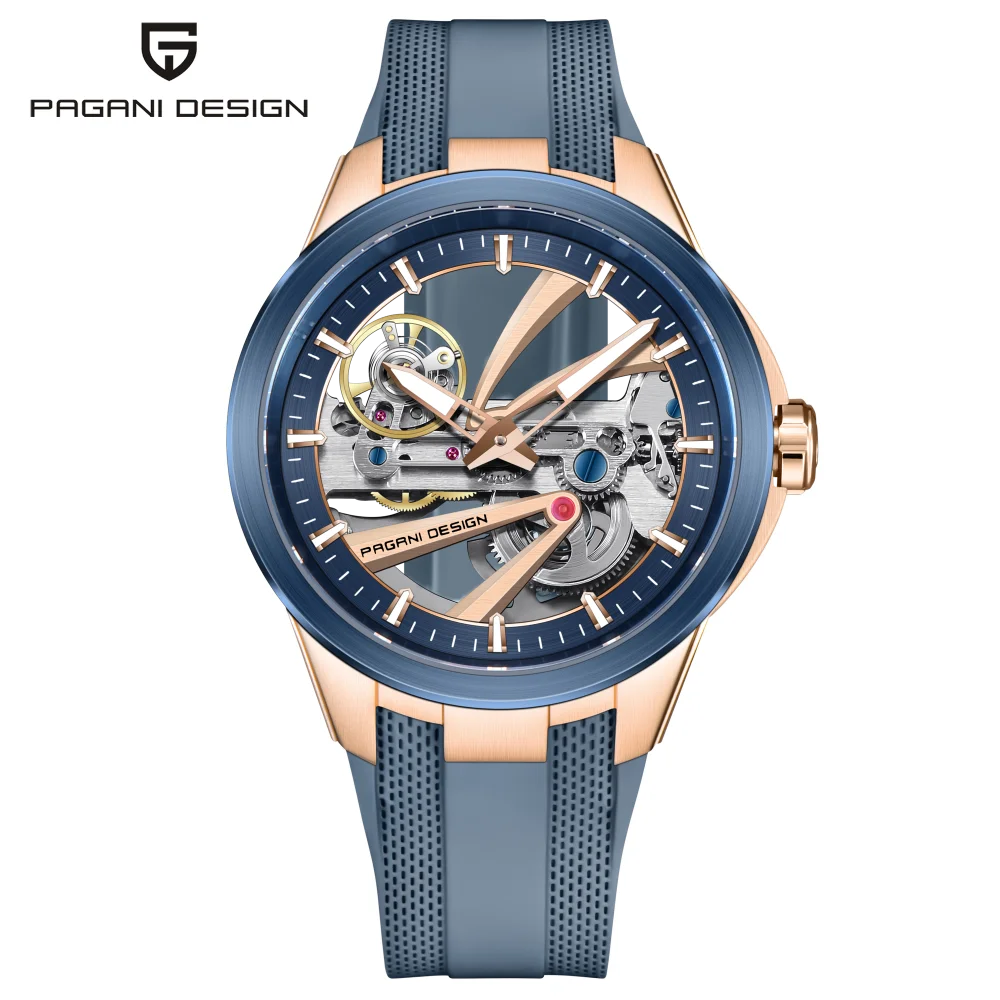 Montre Homme Automatique Squelette Fluororubber Pagani Design PD-YS030 – CLEVI Paris