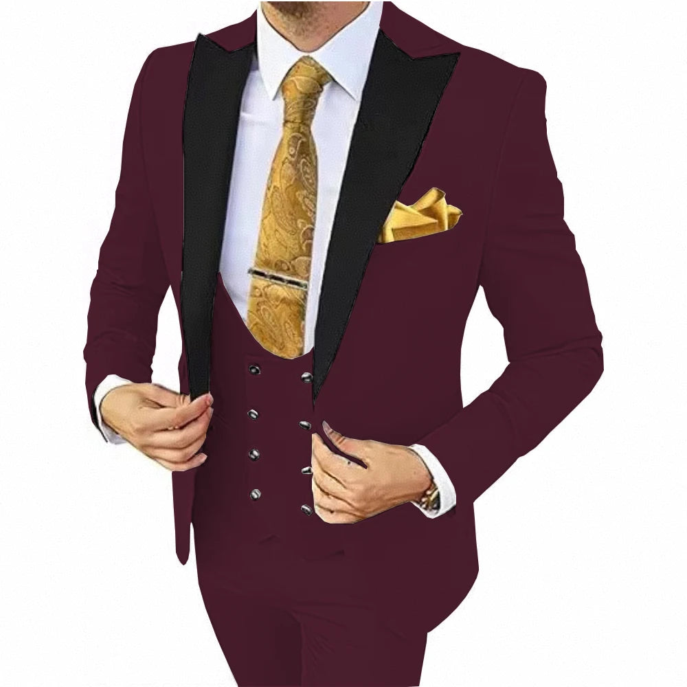 Costume homme 3 pièces élégant – CLEVI Paris