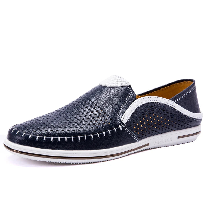 Mocassins Homme Cuir Véritable Respirants – CLEVI Paris