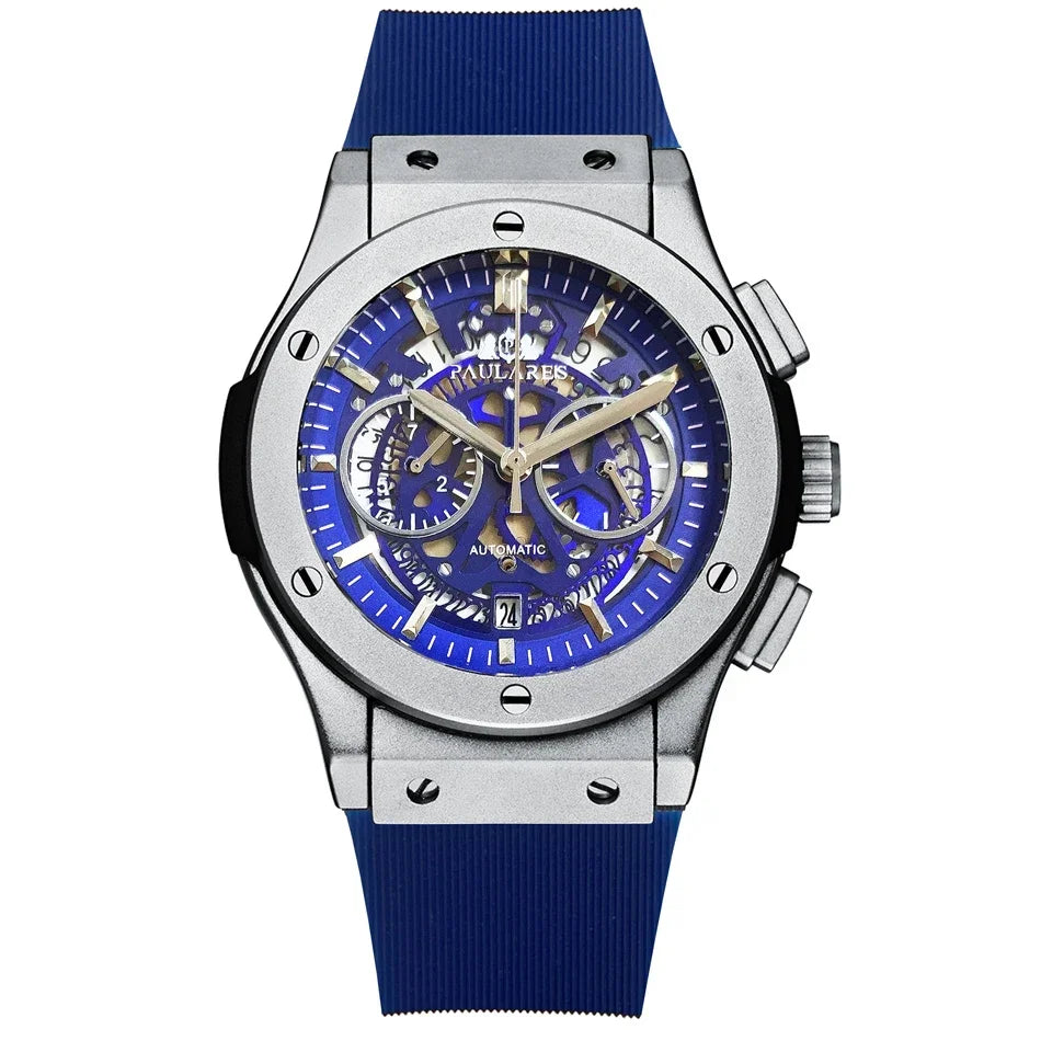 Montre Chronographe Squelette Quartz Homme – CLEVI Paris