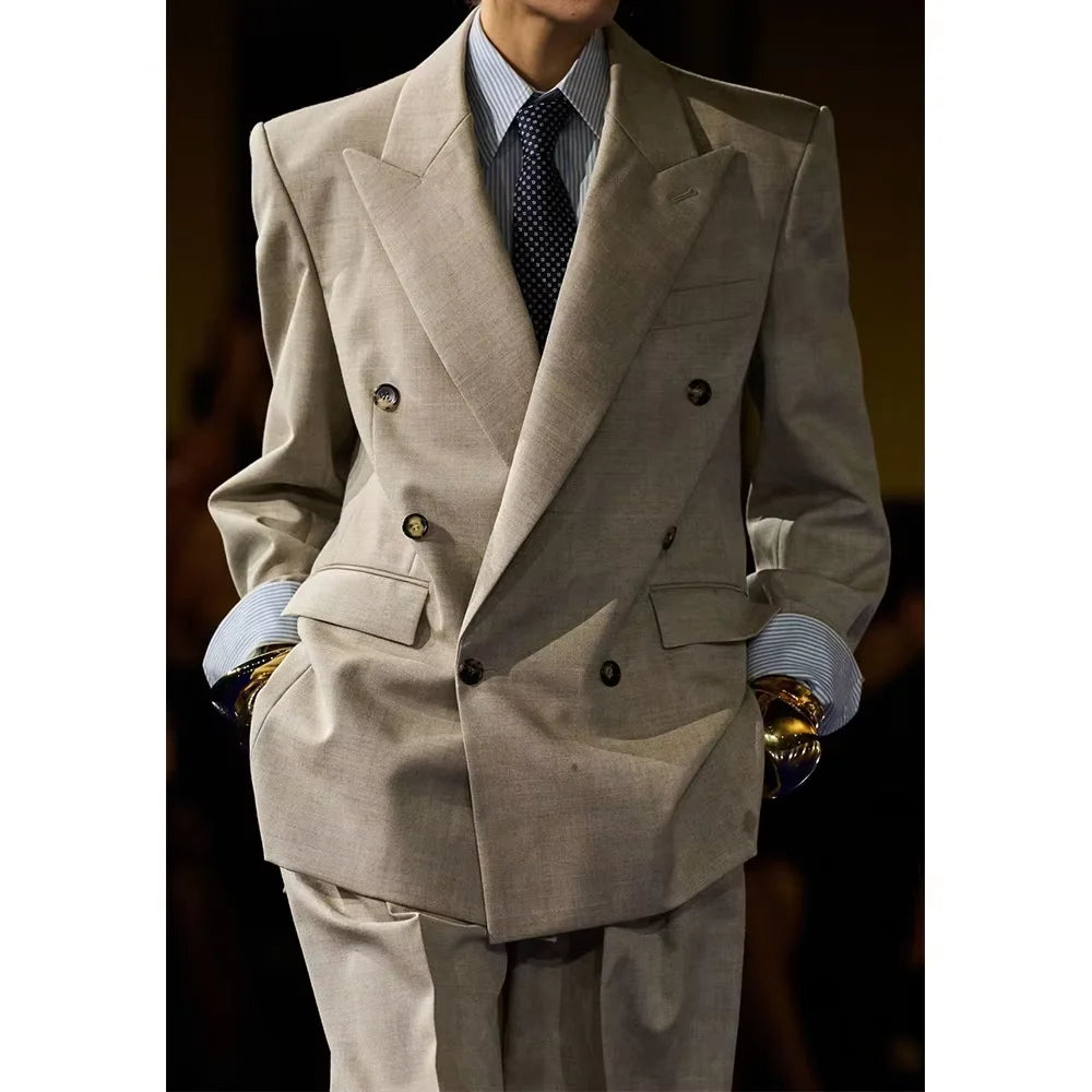 Costume homme 2 pièces coton et lin – CLEVI Paris