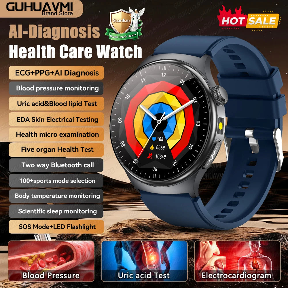 Montre GUHUAVMI ET475 AMOLED Bluetooth – CLEVI Paris