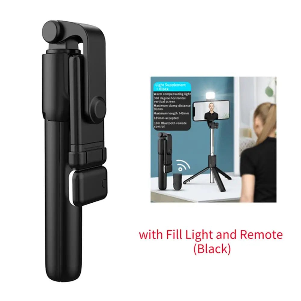 Trépied perche selfie Bluetooth R1 – CLEVI Paris