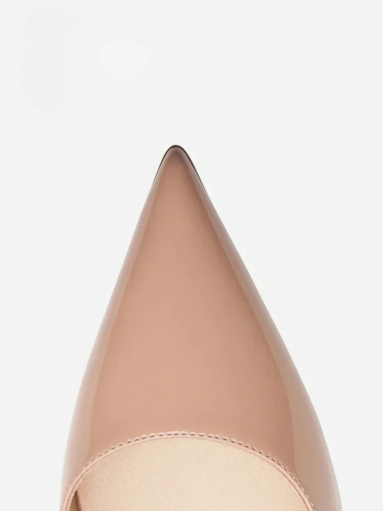 Escarpins vernis à talon fin pour femme – CLEVI Paris