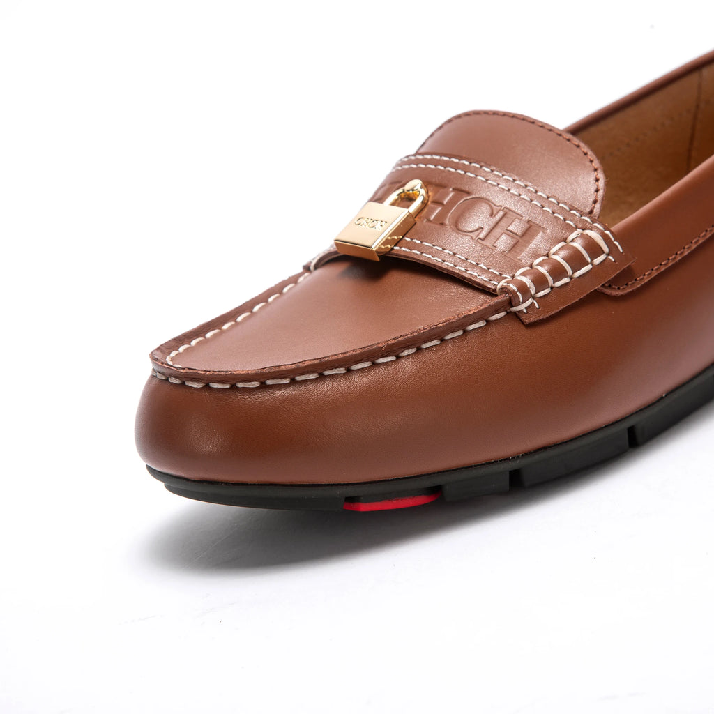 Chaussures plates femme en cuir fendu – CLEVI Paris