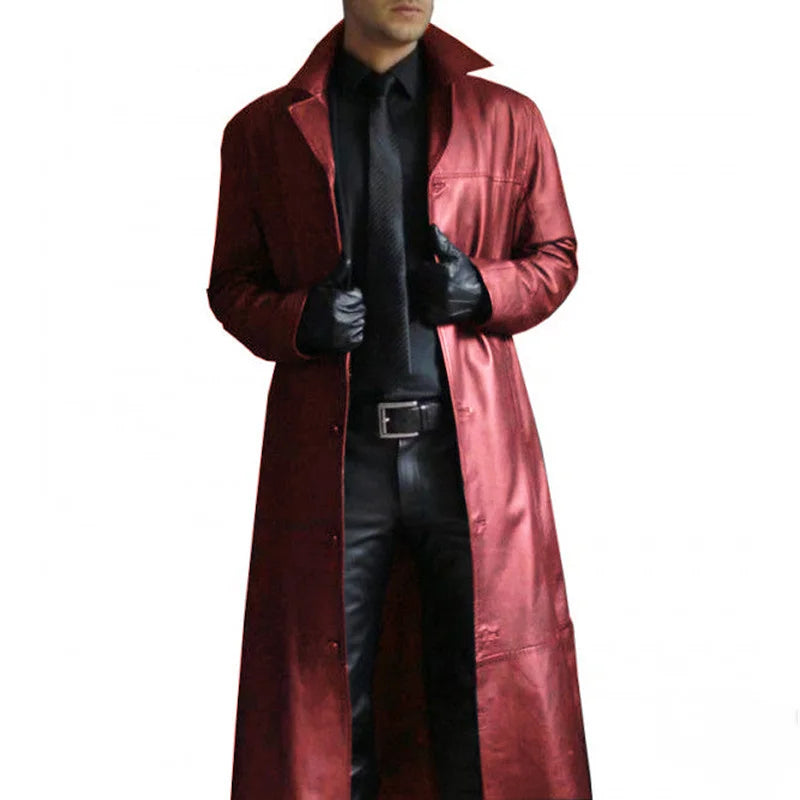 Trench extra-long zippé homme – CLEVI Paris