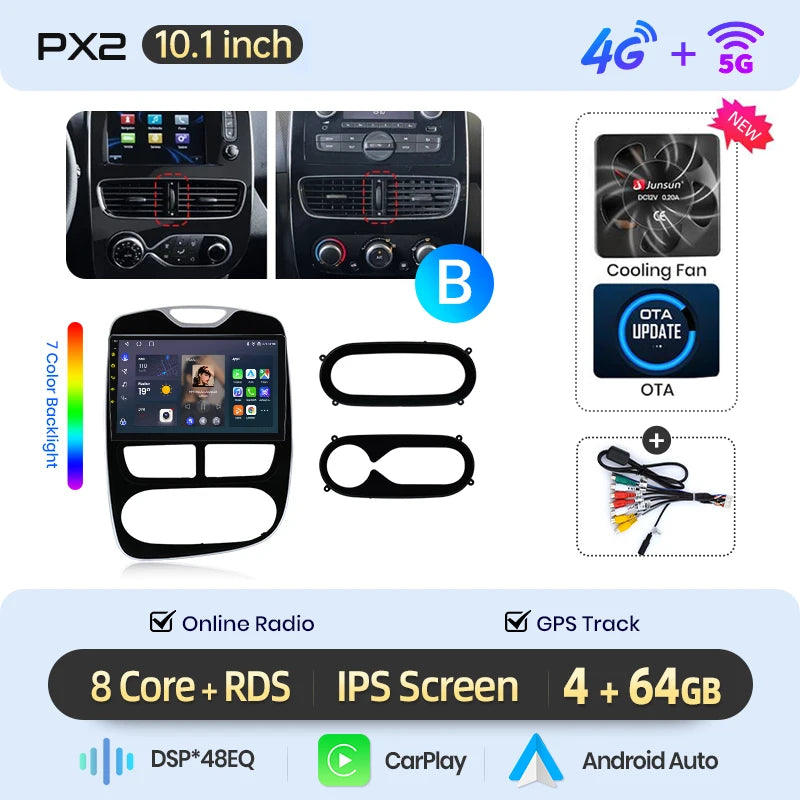 Autoradio AWESAFE Clio 4 CarPlay 2012–2019 – CLEVI Paris