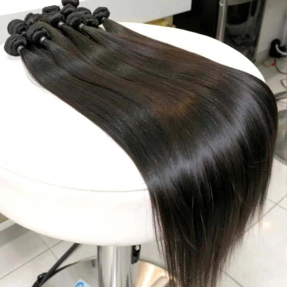 Extensions Lisses Straight Remy Hair Brésilien – CLEVI Paris