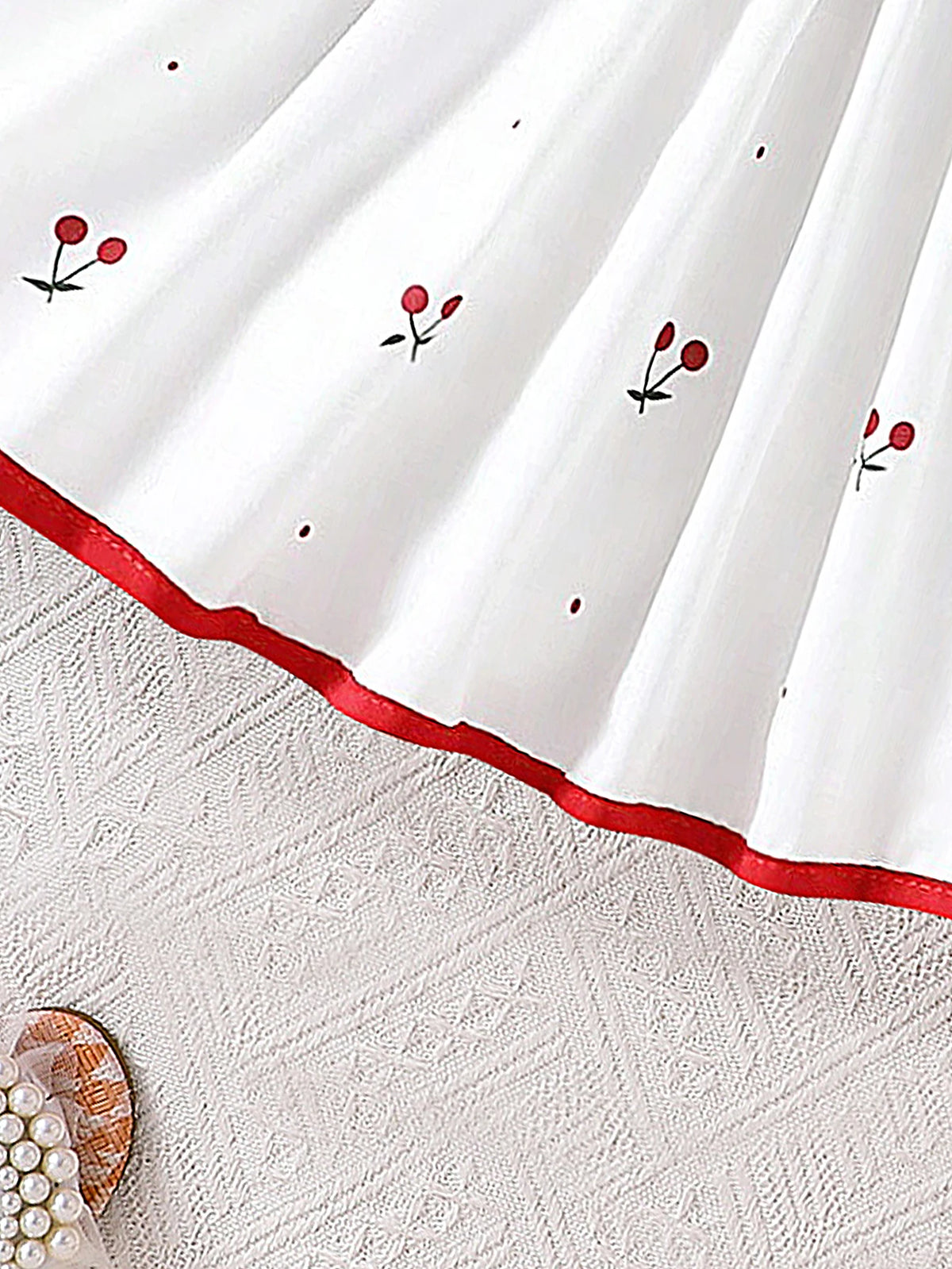 Robe bébé fille à manches bouffantes – CLEVI Paris