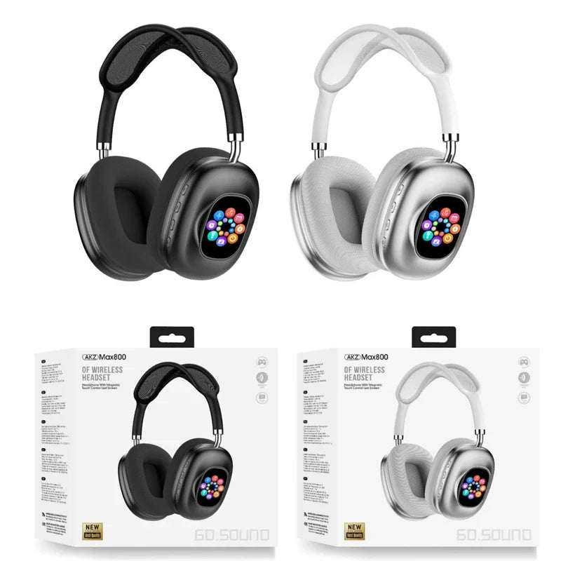 Casque Bluetooth 2-en-1 Écran Tactile AKZMAX800 – CLEVI Paris